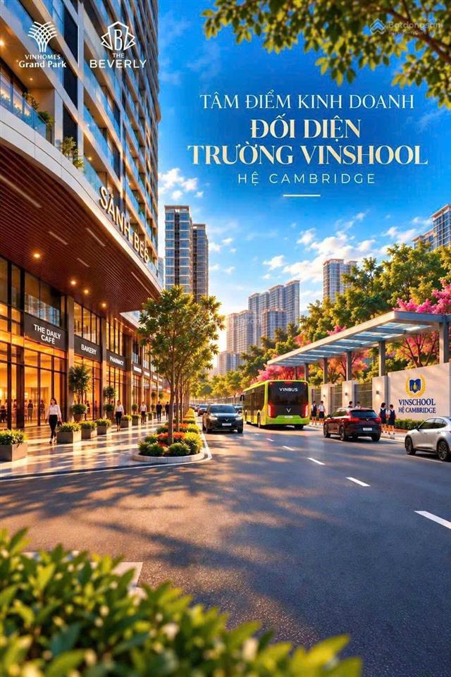 Cho thuê những căn shop vị trí hoa hậu đầu tiên tại beverly giá cực kỳ ưu đãi cho những suất đầu