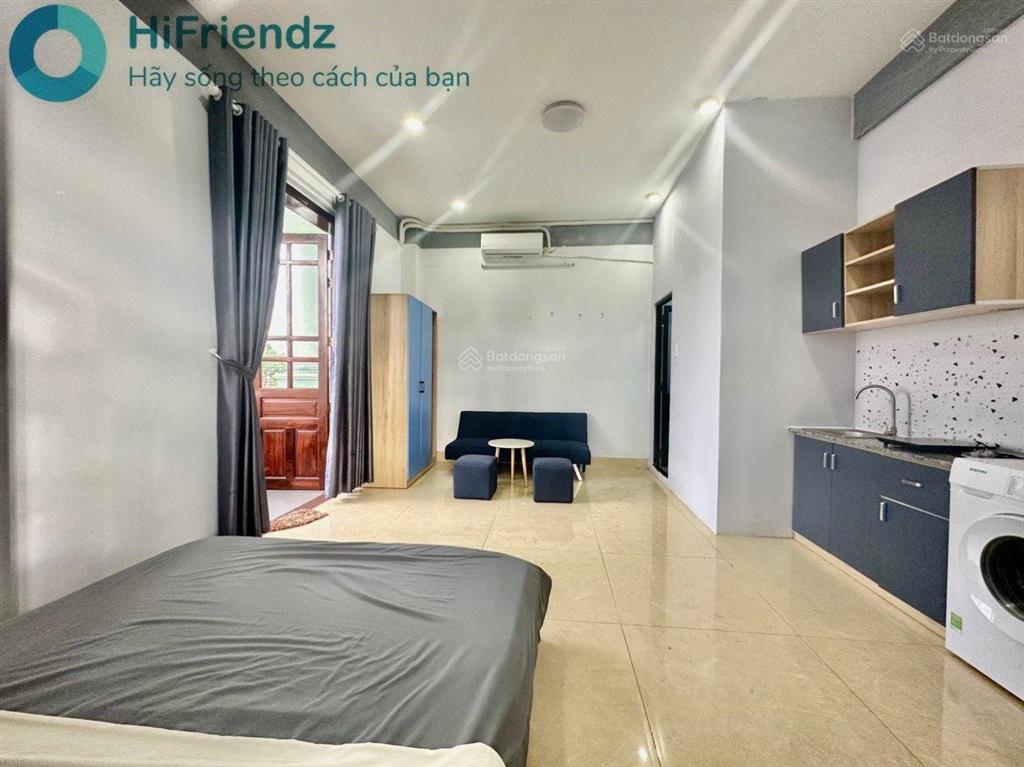 Căn hộ ban công full nội thất trên phạm văn đồng giờ giấc tự do, ra vào vân tay, không chung chủ
