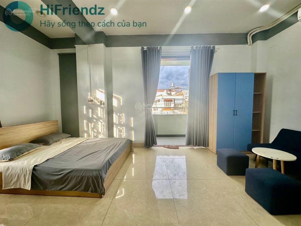 Căn hộ ban công full nội thất trên phạm văn đồng giờ giấc tự do, ra vào vân tay, không chung chủ
