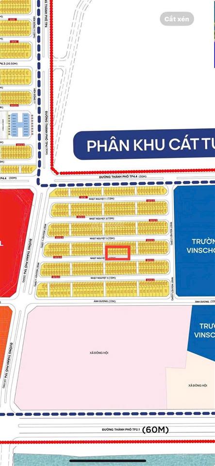 Cam kết rẻ nhất dự án bán nhanh liền kề nhật nguyệt 62.5 m2 đông nam