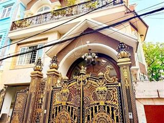 Biệt thự 2 mặt tiền hẻm, 4 tầng, 126m2, nguyễn sơn, p. phú thọ hòa, tân phú, đường xe tải, 18.5 tỷ