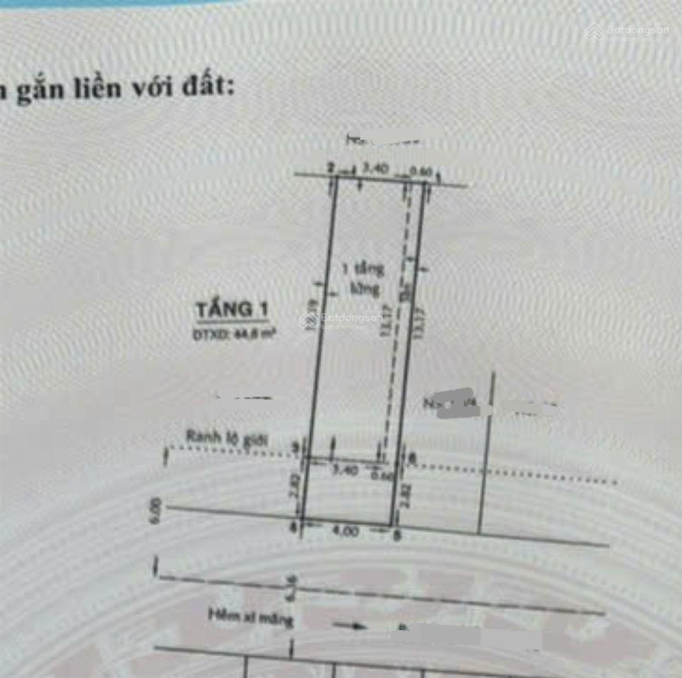 Bán nhà 4 x 16m cấp 4  ngay ngã tư gò mây