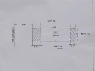 Bán nhà 4 x 14m cấp 4 đường 14m