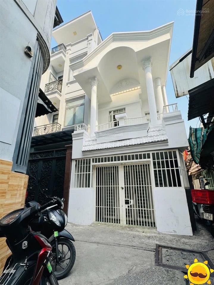 Nhà đường dương bá trạc, ngang 4m công nhận 48m2, không lộ giới, sổ hoàn công đầy đủ.