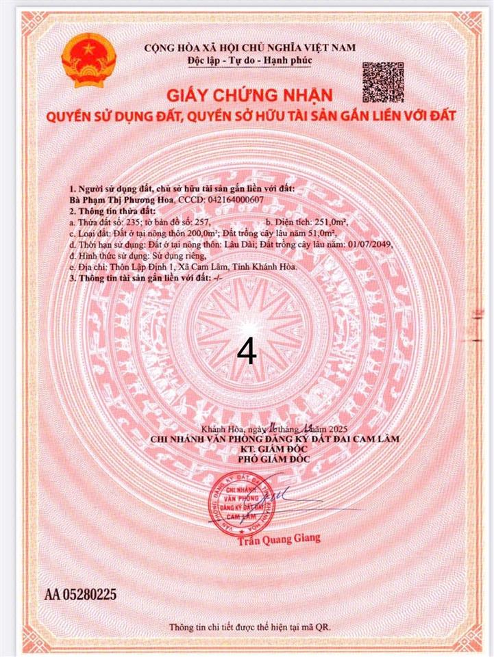 Đất an toàn ko bị quy hoạch và đối diện dự án của vin