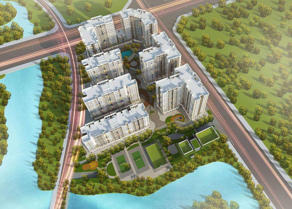 Căn hộ cao cấp  2 ngủ  full đồ gần trường học liên cấp