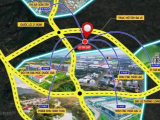 Đất đô thị hòa lạc, gần trường đại học quốc gia metro số 5