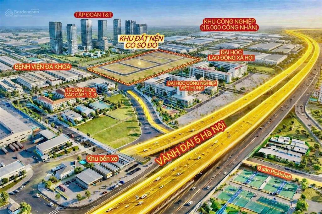 Đón sóng vành đai 5 đất trung tâm đô thị phố hữu nghị tp hà nội
