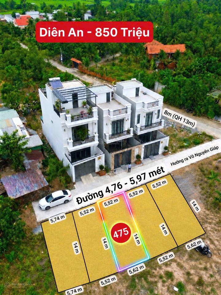 Chỉ 850 triệu sở hữu đất diên an nở hậu, đường ô tô tận nơi
