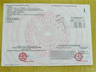 Lô đất 2 mặt tiền trung tâm suối dầu thực tế gần 300m2 chỉ 1 tỷ 9.