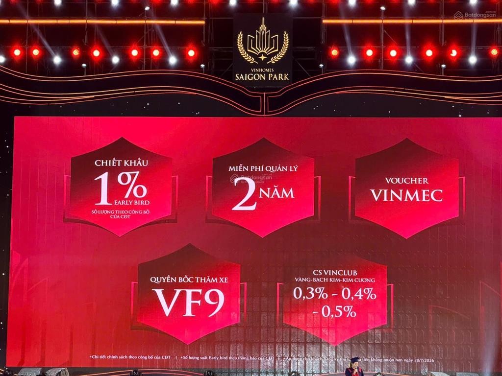 Suất ngoại giao booking ưu tiên những căn đẹp  vị trí đẹp tại vinhome saigon park 100tr/suất