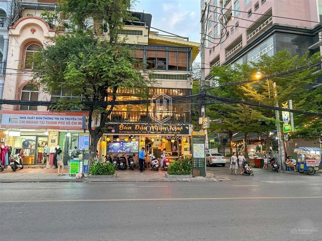 Vip!!! cho thuê nhà góc 2 mặt tiền 213 nguyễn gia trí, bình thạnh  dt 8x15, giá thương lượng