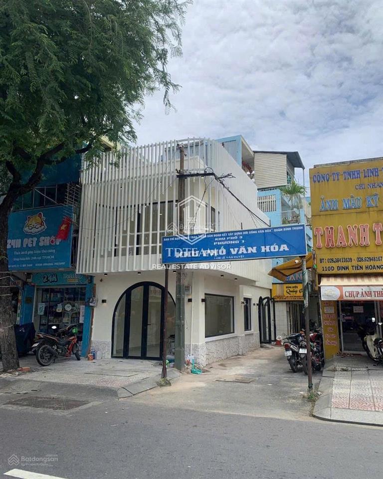 Cho thuê nhà góc 2 mặt tiền 110e lê văn duyệt, q.bình thạnh  trệt lầu, dt 4x13m, chính chủ