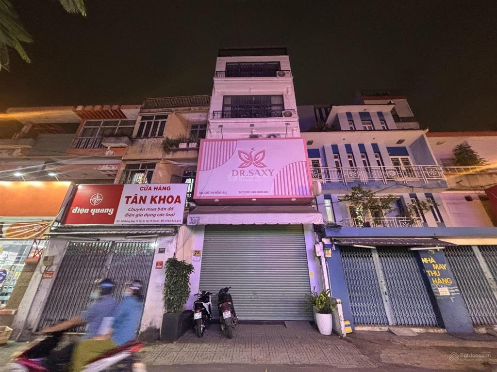Giá rẻ 42 triệu  cho thuê nhà 78 đồng nai, quận 10  dt 5x11m, 6 tầng chính chủ