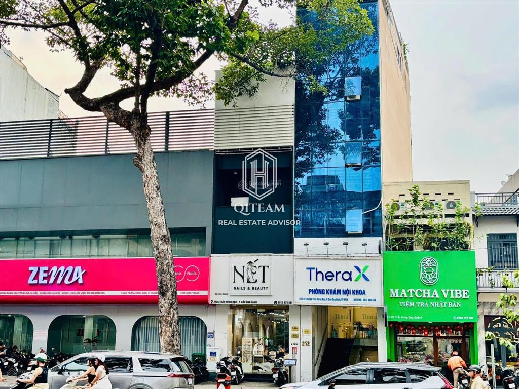 Giá 60triệu  cho thuê nhà 212 trần hưng đạo, q1  dt 4x20m, 5tầng, chính chủ 0901 162 ***
