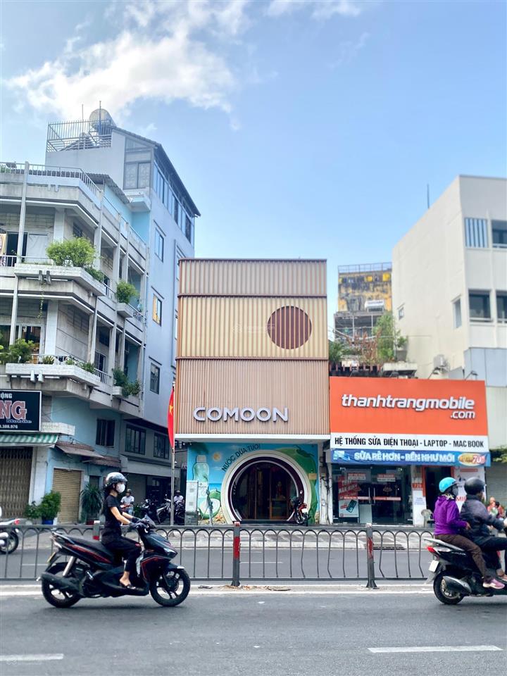 Giá rẻ 8x  cho thuê nhà mặt tiền ba tháng hai, quận 10  dt 6x20m, 3tầng, dt 6x20m