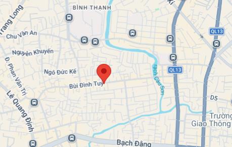 Có thang máy  cho thuê nhà 47/2 bùi đình túy, q. bình thạnh  dt 8x32m, 7 tầng
