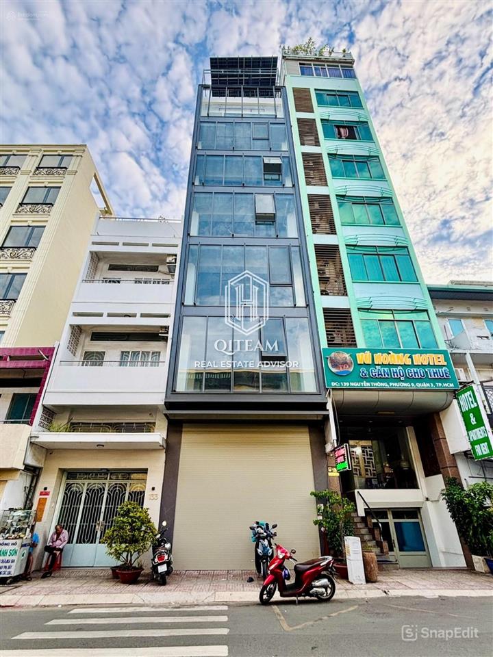 Cho thuê building 135  137 nguyễn thông, quận 3  9 tầng, thang máy, pccc
