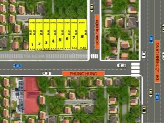 Chỉ từ hơn 4 tỷ sở hữu ngay lô đất từ 102m2, mt hơn 5m mặt đường phùng hưng  thành phố hòa bình