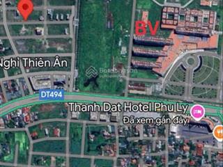 Bán đất đường tôn thất tùng, xã liêm tuyền, thành phố phủ lý, hà nam cạnh bệnh việt việt đức cs 2