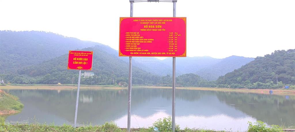 Chỉ hơn 3 triệu/m2 đất tại nam sơn, sóc sơn, dân cư đông đúc, tại hồ hoa sơn