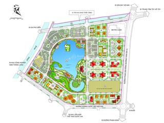 Cho thuê biệt thự xây thô tại thành phố giao lưu gần hồ an bình city. dt 166m2x3t giá 20tr/tháng