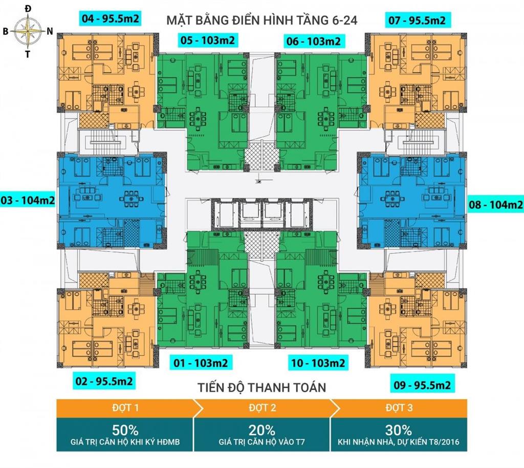 Chính chủ bán căn hộ n03t1 khu đtm ngoại giao đoàn căn góc view hồ