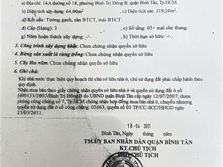 Bán nhà mặt phố tại đường số 18, bình trị đông, bình tân, 13.9tỷ vnd, 225m2, hàng hiếm tại khu vực