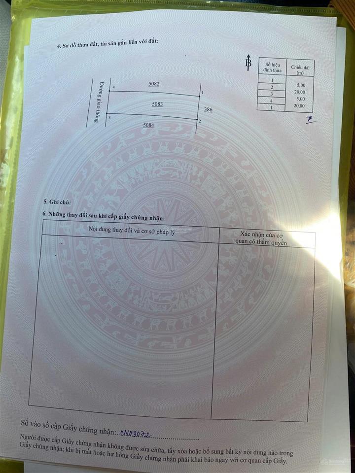 Cần bán đất nền  100m2  full thổ cư  cách sân bay quốc tế 5km  chỉ 900tr/lô  sổ hồng sẵn