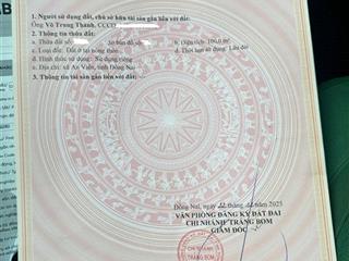 Cần bán đất nền  100m2  full thổ cư  cách sân bay quốc tế 5km  chỉ 900tr/lô  sổ hồng sẵn