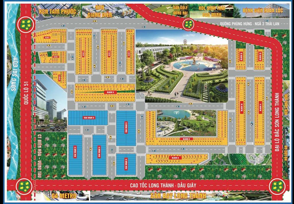 Cần bán đất nền  100m2  full thổ cư  cách sân bay quốc tế 5km  chỉ 900tr/lô  sổ hồng sẵn