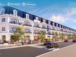 Ra mắt shophouse 4 tầng mặt tiền chợ cống mới, giá chỉ từ 7,9 tỷ/căn thanh toán 15 tháng
