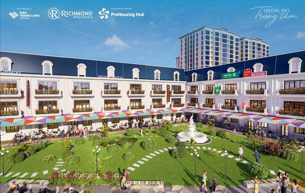 Ra mắt shophouse 4 tầng mặt tiền chợ cống mới, giá chỉ từ 7,9 tỷ/căn thanh toán 15 tháng