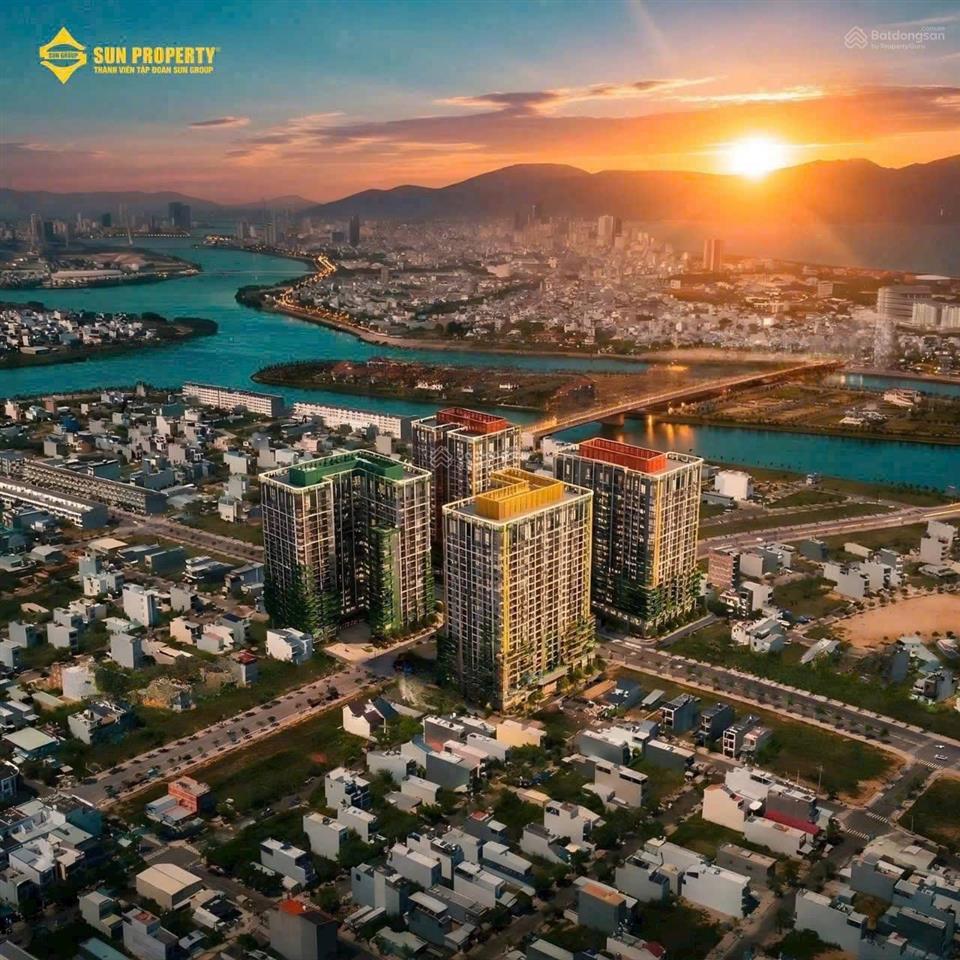 Duy nhất căn hộ studio minh mạng sun group, tầng cao, view sông đà nẵng, giá 1,7 tỷ vnd
