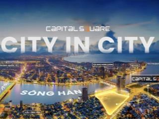 Chỉ 5,9 tỷ 65m2 cho căn 2pn capital square trung tâm tp trực diện mặt sông hàn, giá gốc từ cđt