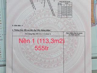 Bán đất 113m2 (5x24m) thổ cư chính chủ xã thạnh lợi  bến lức  long an giá rẻ 555 triệu