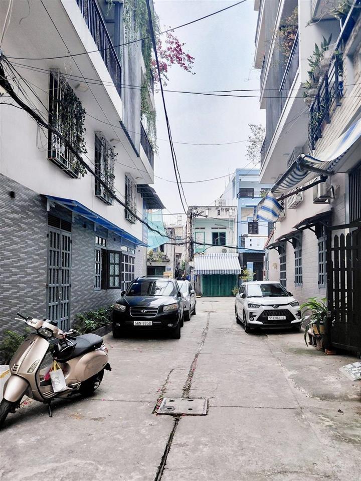 Bán nhà nguyễn sơn  hẻm xe hơi 6m  quận tân phú  diện tích 70m2  4 tầng  gần chợ đêm, nhỉnh 8