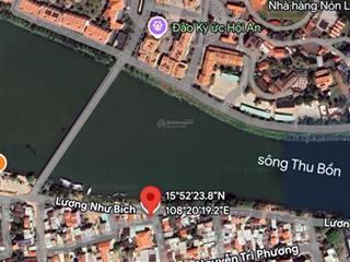 Bán 3 mặt tiền view sông ký ức hội an