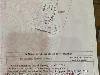 Mặt tiền trung tâm phố lý thường kiệt hội an