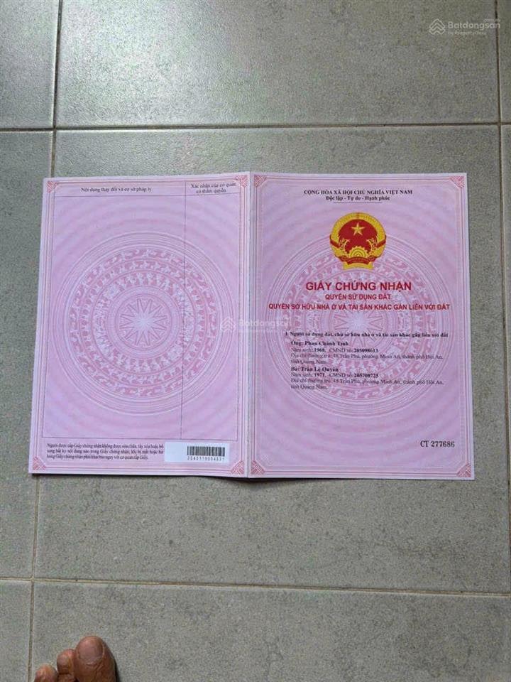 Mặt tiền tống văn sương, hội an