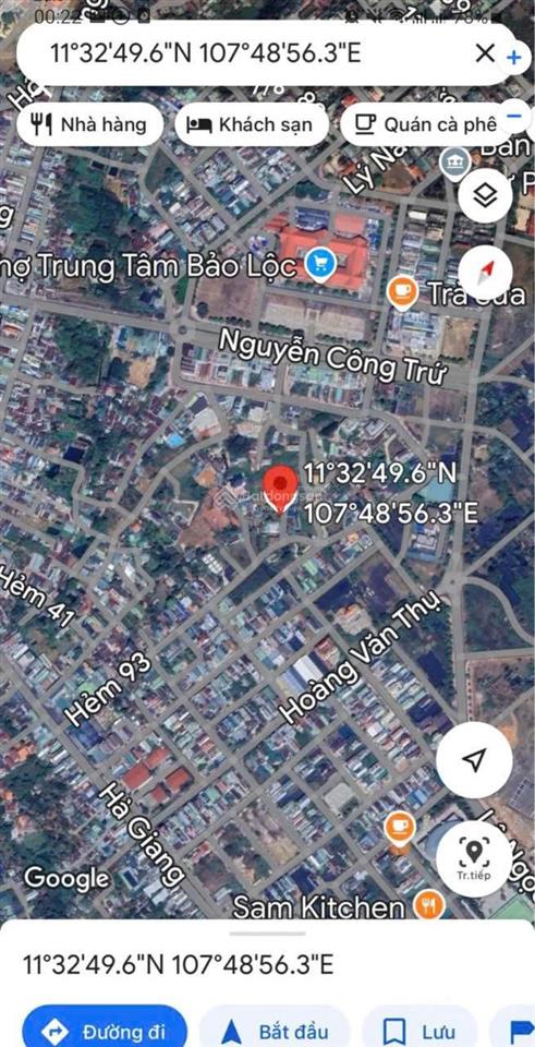 Chính chủ cần bán lô đất đẹp ngang 7m, phường 1, ngay trung tâm tp. bảo lộc