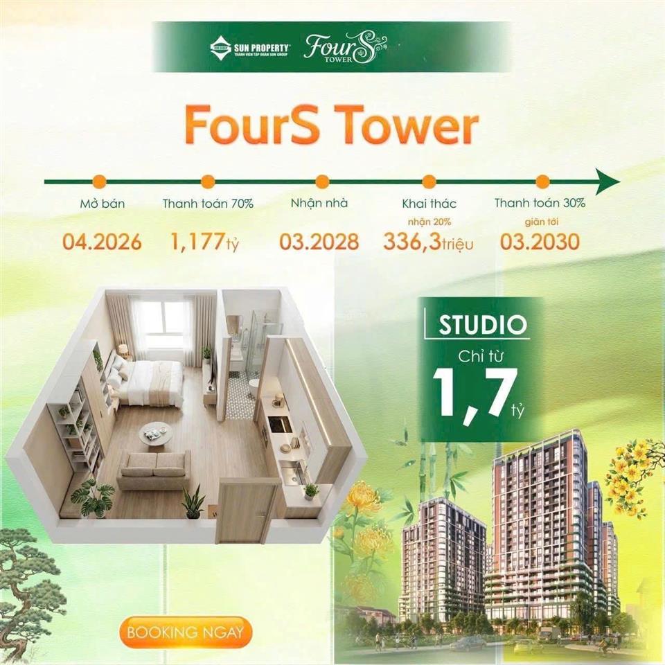 Ngày mai 16/4 có giỏ hàng căn hộ fours tại hoà xuân