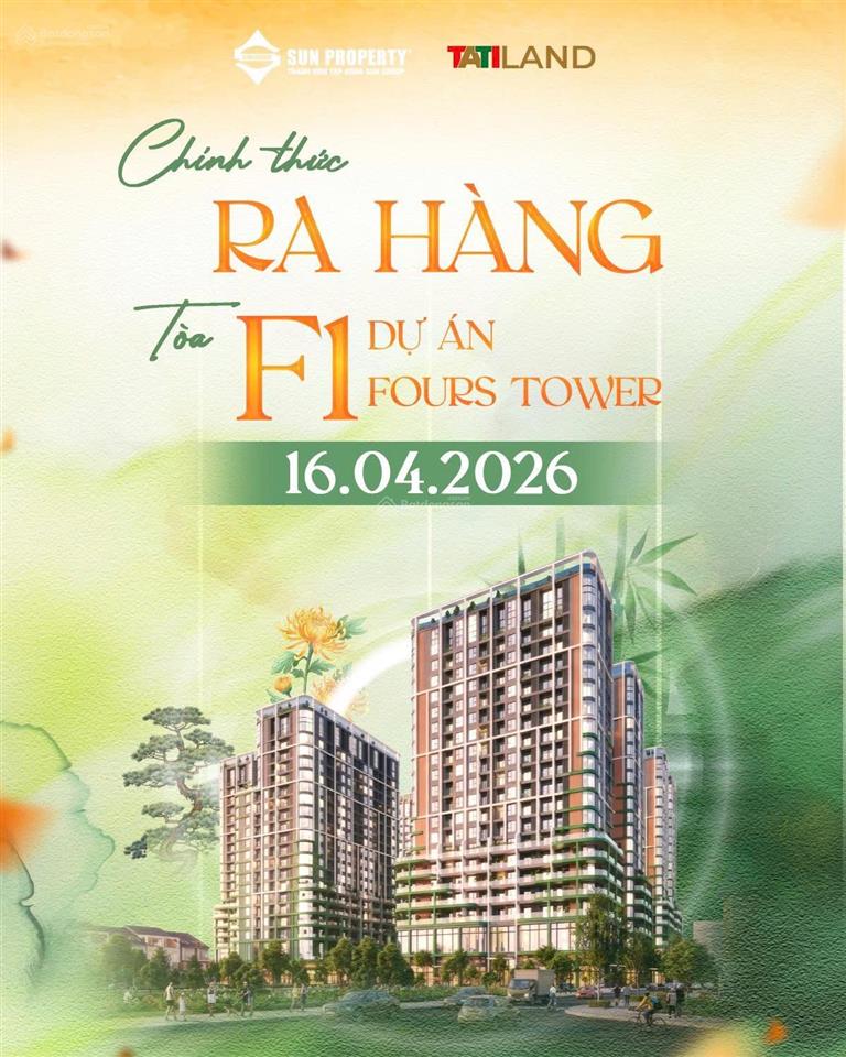 Ngày mai 16/4 có giỏ hàng căn hộ fours tại hoà xuân