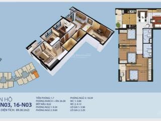 Bán căn hộ cc 87 lĩnh nam, căn góc 3 phòng ngủ ban công đn