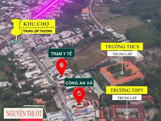 Bán đất mặt tiền trung lập  vị trí trung tâm  tiềm năng cao