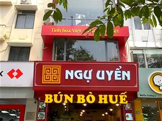 Mặt bằng kinh doanh siêu đẹp mặt phố nguyên hồng dt 80m2 x 4 tầng mt 6m. kinh doanh mọi mô hình