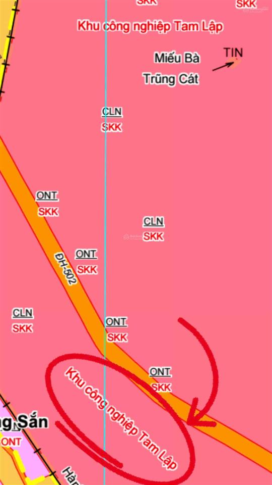 Bán đất thổ cư vị trí trung tâm phước hòa  gần dt741 kcn tam lập ubnd xã phước hoà