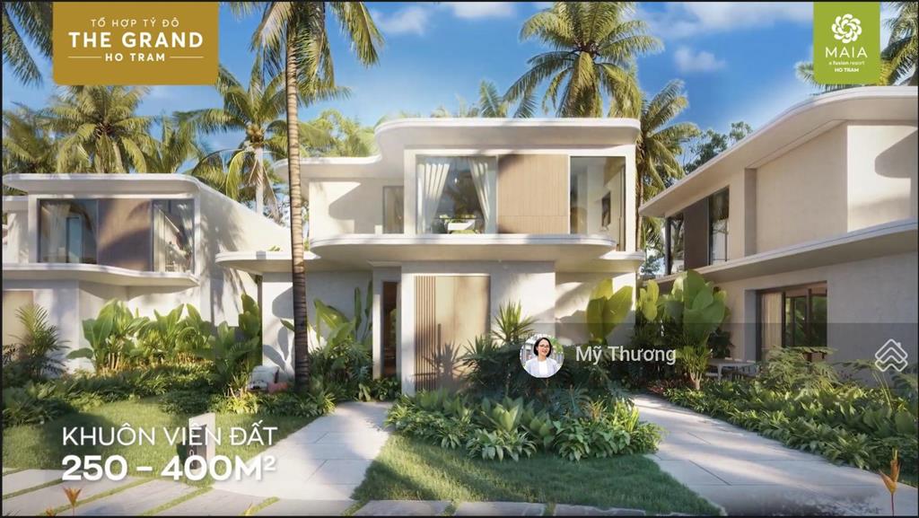 Maia hồ tràm  villa nghỉ dưỡng 5* tại the grand hồ tràm (giá tốt từ cđt & full nội thất cao cấp)