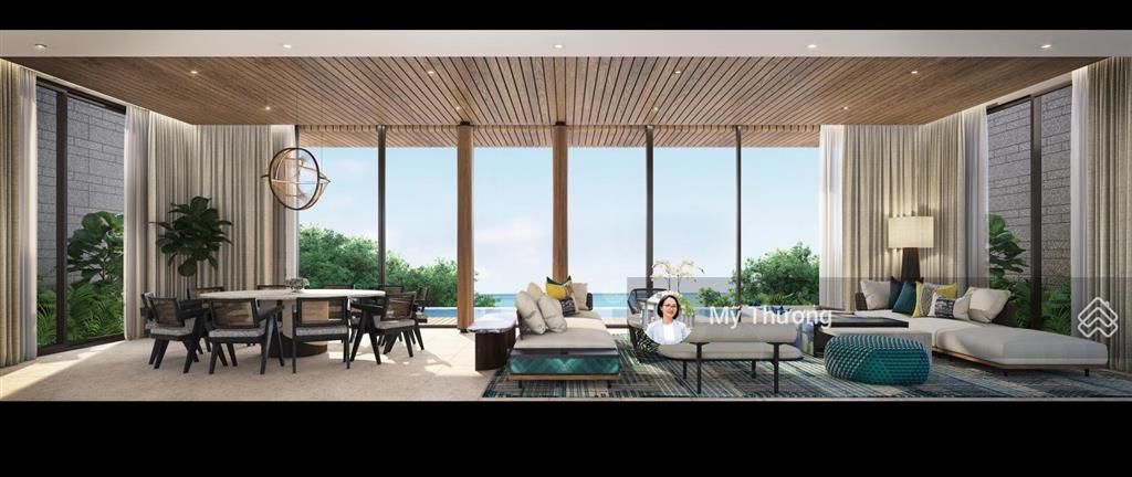 Dinh thự tổng thống 5pn siêu vip tại hyatt regency hồ tràm, sở hữu chiều ngang rộng 31m