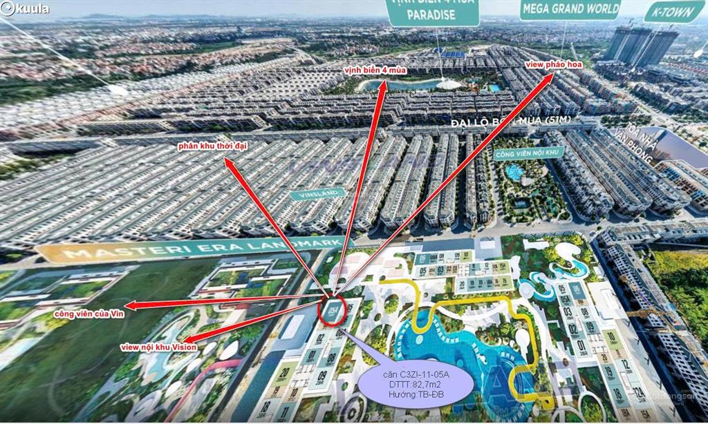 Vốn tự có 900 triệu, sở hữu ngay căn 3pn rẻ nhất mel view hồ sát vincom, 0359 957 ***